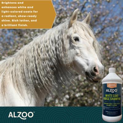 Show full view: ALZOO White Coat Horse Shampoo, 32-fl oz bottle slide 4 of 7