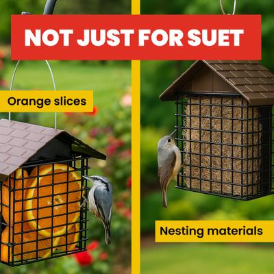 Show full view: More Birds Two Cake Suet Buffet Bird Feeder slide 8 of 9