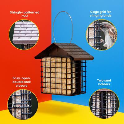 Show full view: More Birds Two Cake Suet Buffet Bird Feeder slide 3 of 9