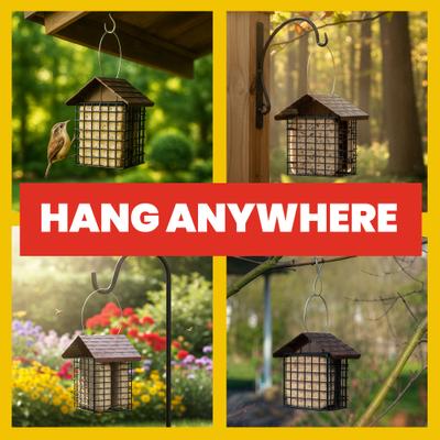 Show full view: More Birds Two Cake Suet Buffet Bird Feeder slide 6 of 9