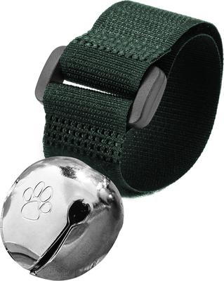 Show full view: Poochie-Pets TrailBlazin' Dog Collar Bear Bell, Big Foot Green, Large slide 2 of 6