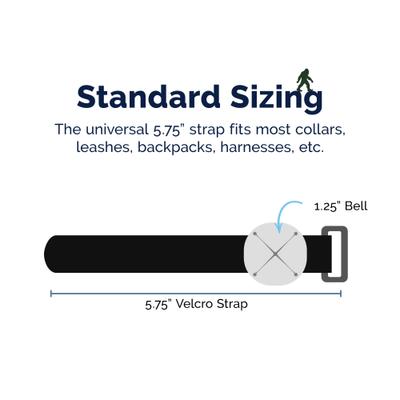 Show full view: Poochie-Pets TrailBlazin' Dog Collar Bear Bell, Big Foot Green, Large slide 5 of 6