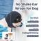 Show in main carousel: NANAKI Calming Hoodie Ear Wraps for Dogs, Dark Grey, Medium slide 5 of 8