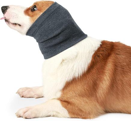 Show full view: NANAKI Calming Hoodie Ear Wraps for Dogs, Grey, Small slide 8 of 9