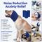 Show in main carousel: NANAKI Calming Hoodie Ear Wraps for Dogs, Blue, Small slide 4 of 9