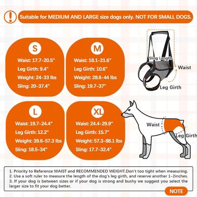 Show full view: NANAKI Lift Harness for Dogs, Grey, Small slide 3 of 9