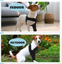 NANAKI Surgery Recovery Leg Sleeve Front for Dogs, Black, X-Large slide 2 of 8