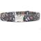 Show in main carousel: Zaley Designs Football Bows Cotton Dog Collar, Gray, Medium: 13 to 20-in neck, 1-in wide slide 1 of 4