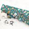 Show in main carousel: Zaley Designs Gingerbread Cotton Dog Collar, Teal, Medium: 13 to 20-in neck, 1-in wide slide 3 of 5