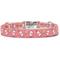 Show in main carousel: Zaley Designs Cookies & Milk for Santa Cotton Dog Collar, Red, Small: 10 to 14-in neck, 3/4-in wide slide 2 of 5