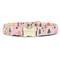 Show in main carousel: Zaley Designs Christmas Trees Cotton Dog Collar, Pink, X-Small: 8 to 12-in neck, 5/8-in wide slide 1 of 4