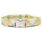 Show in main carousel: Zaley Designs Cotton Dog Collar, Citrus & Olive, Medium: 13 to 20-in neck, 1-in wide slide 1 of 5