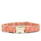 Show in main carousel: Zaley Designs Hearts Cotton Dog Collar, Caramel, X-Small: 8 to 12-in neck, 5/8-in wide slide 1 of 3