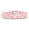 Show in main carousel: Zaley Designs Pumpkins Cotton Dog Collar, Pink & Orange, Large: 15 to 25-in neck, 1-in wide slide 2 of 5