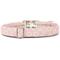 Show in main carousel: Zaley Designs Daisies Floral Cotton Dog Collar, Pink, X-Small: 8 to 12-in neck, 5/8-in wide slide 2 of 4