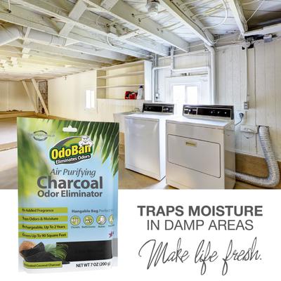 Show full view: OdoBan Charcoal Odor Eliminator Deodrizer, 200-gm bag slide 3 of 6