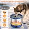 Show in main carousel: UPSKY Outdoor Heated Non-Skid Stainless Steel Slow Feeder Dog & Cat Water Bowl with Digital Display & Adjustable Temperature, Blue, Large: 3.5-L slide 7 of 11