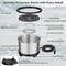 Show in main carousel: UPSKY Outdoor Heated Non-Skid Stainless Steel Dog & Cat Water Bowl with Anti-Chew Cord, Black, Large: 6.5-L slide 7 of 10
