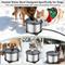 Show in main carousel: UPSKY Outdoor Heated Non-Skid Stainless Steel Dog & Cat Water Bowl with Anti-Chew Cord, Black, Large: 6.5-L slide 8 of 10