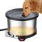 Show in main carousel: UPSKY Outdoor Heated Non-Skid Stainless Steel Dog & Cat Water Bowl with Anti-Chew Cord, Black, Large: 6.5-L slide 2 of 10