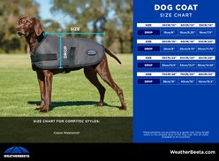 WeatherBeeta ComFiTec Classic Waterproof Dog Coat, Charcoal, 22-in slide 2 of 9