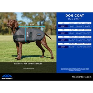 WeatherBeeta ComFiTec Classic Waterproof Dog Coat, Burgundy, 20-in