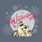 Show in main carousel: Teddy the Dog Christmas It's a Wonderfur Life Classic Tee, Bluestone, XXX-Large slide 2 of 2