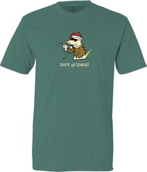 Teddy the Dog Christmas Bark Grizwold Classic Tee, Mountain Spruce, X-Small