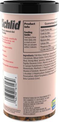 Show full view: Tetra Cichlid Flakes Cichlid Fish Food, 5.65-oz jar slide 3 of 11