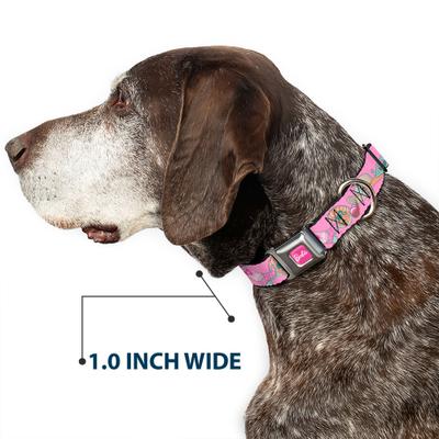 Show full view: Buckle-Down Mattel Barbie Beach Cowgirl Icons Dog Collar, Medium: 16 to 23-in neck, 1.5-in wide slide 6 of 8
