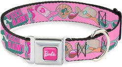 Buckle-Down Mattel Barbie Beach Cowgirl Icons Dog Collar, Medium: 16 to 23-in neck, 1.5-in wide