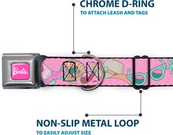 Buckle-Down Mattel Barbie Beach Cowgirl Icons Dog Collar, Medium: 11 to 16.5-in neck, 1-in wide slide 2 of 8