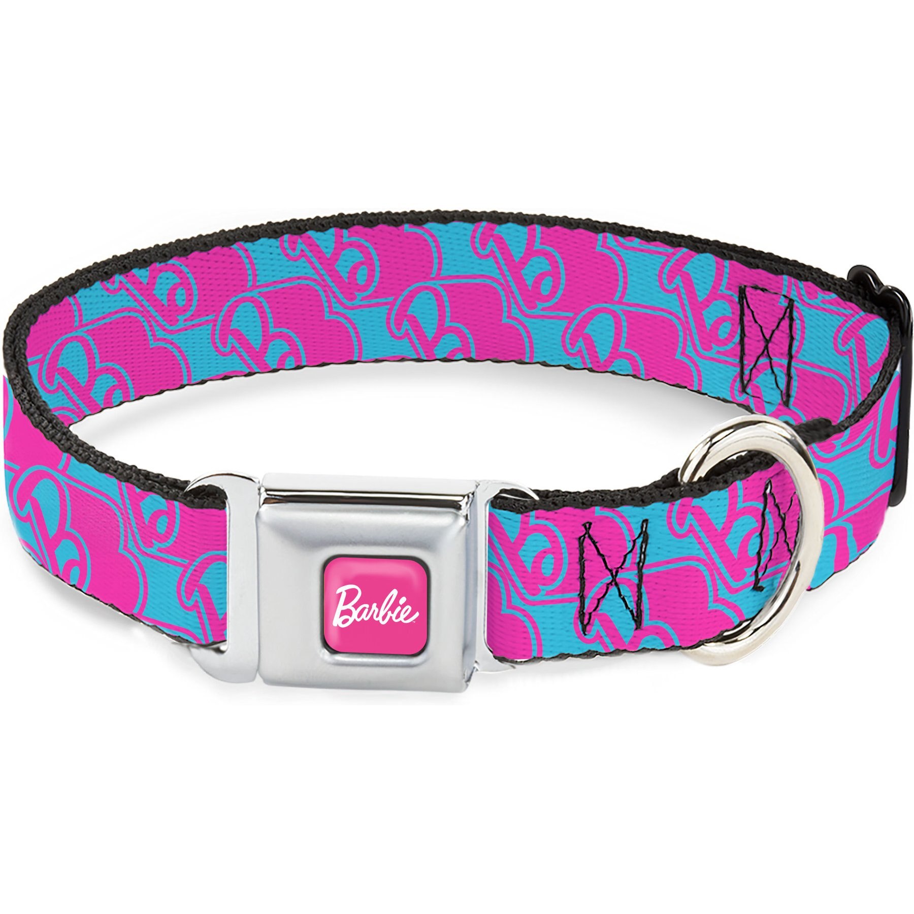 Buckle-Down Mattel Barbie B Icon Dog Collar, Small: 9.5 to 13-in neck, 1-in wide
