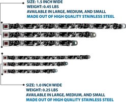 Buckle-Down DC Comics Batman The Dark Knight & Joker Dog Collar, Large: 15 to 24-in neck, 1-in wide slide 2 of 8