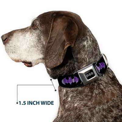 Show full view: Buckle-Down DC Comics Batman Signal Dog Collar, Medium: 11 to 16.5-in neck, 1-in wide slide 7 of 8