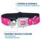 Show in main carousel: Buckle-Down Mattel Barbie Ponytail Silhouette Icon Dog Collar, Small: 13 to 17-in neck, 1.5-in wide slide 4 of 8