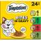 Show in main carousel: Temptations Chicken, Seafood, Backyard Cookout & Catnip Variety Pack Bites in Gravy Adult Wet Cat Food, 3.5-oz tray, case of 24 slide 1 of 11