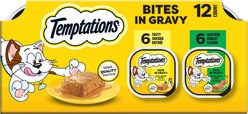 Temptations Pate in Gravy Flavor Variety Wet Cat Food, 3.5-oz tray, case of 12