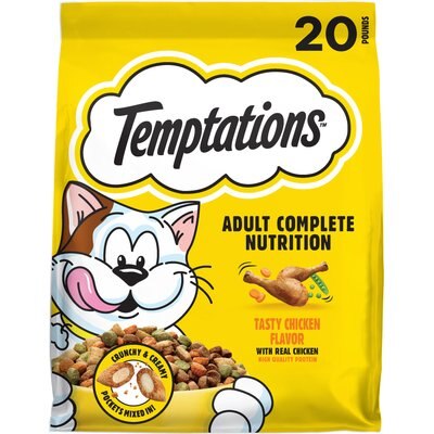 Temptations Temptations Adult Tasty Chicken Flavor Dry Cat Food, 40-lb bundle