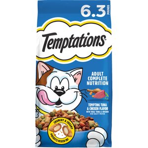Temptations Tempting Tuna & Chicken Flavor Adult Dry Cat Food, 6.3-lb bag