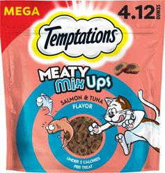 Temptations Meaty MixUps Salmon & Tuna Bites Soft & Chewy Cat Treats, 4.12-oz pouch