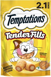 Temptations Tender Fills Roasted Chicken Flavor Soft & Crunchy Cat Treats, 2.1-oz pouch