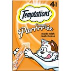 Temptations Creamy Puree with Cheese Topper Lickable Cat Treats, 0.425-oz pouch, 4 count