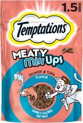 Temptations Meaty MixUps Salmon & Tuna Bites Soft & Chewy Cat Treats, 1.5-oz pouch