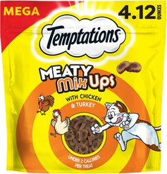 Temptations Meaty MixUps Chicken & Turkey Bites Soft & Chewy Cat Treats, 4.12-oz pouch