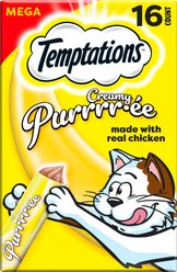 Temptations Creamy Puree with Chicken Lickable Cat Treats, 0.425-oz pouch, 16 count