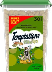 Temptations MixUps Catnip Fever Flavor Soft & Crunchy Cat Treats, 30-oz tub