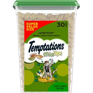 Temptations MixUps Catnip Fever Flavor Soft & Crunchy Cat Treats, 30-oz tub