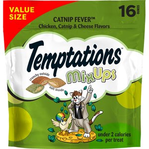 Temptations MixUps Catnip Fever Flavor Soft & Crunchy Cat Treats, 16-oz bag