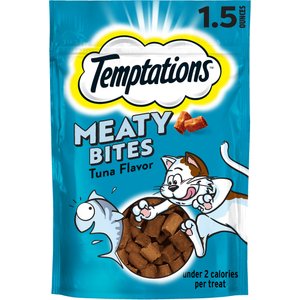 Temptations Meaty Bites Tuna Flavor Soft & Savory Cat Treats, 1.5-oz bag